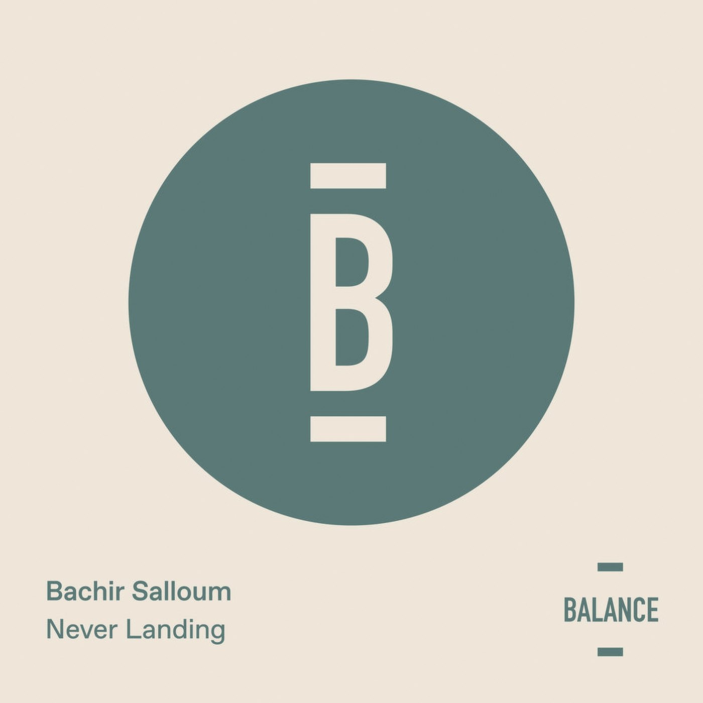 Bachir Salloum Spends His Best Idea First on Never Landing — cover art
